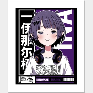 Ninomae Ina'nis Ina Smug Posters and Art